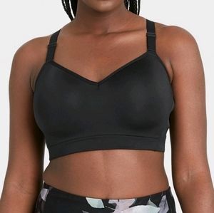 All In Motion size XXL Black Medium Support Bra